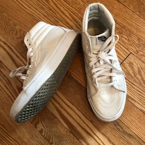 Vans white high tops